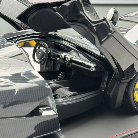 BBR Ferrari 2013 LaFerrari Carbon Black 1:18 – Modelo de fundición a presión coleccionable