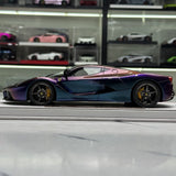 BBR Ferrari 2013 LaFerrari Viola Dubai Purple Gradient 1:18 – Modello Pressofuso da collezione