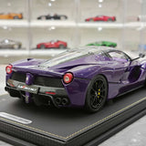 BBR Ferrari 2013 LaFerrari Coupe Viola Hong Kong Italian Flag 1:18 – Modello da collezione in metallo pressofuso