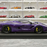 BBR Ferrari 2013 LaFerrari Coupe Viola Hong Kong Italian Flag 1:18 – Modello da collezione in metallo pressofuso