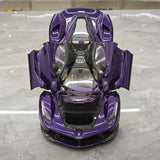 BBR Ferrari 2013 LaFerrari Coupe Viola Hong Kong Italian Flag 1:18 – Modello da collezione in metallo pressofuso
