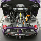 BBR Ferrari 2013 LaFerrari Coupe Viola Hong Kong Italian Flag 1:18 – Modello da collezione in metallo pressofuso