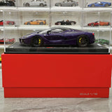 BBR Ferrari 2013 LaFerrari Coupe Viola Hong Kong Italian Flag 1:18 – Modello da collezione in metallo pressofuso