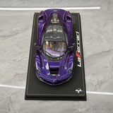 BBR Ferrari 2013 LaFerrari Coupe Viola Hong Kong Italian Flag 1:18 – Modello da collezione in metallo pressofuso