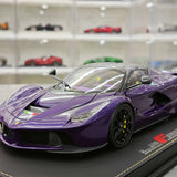 BBR Ferrari 2013 LaFerrari Coupe Viola Hong Kong Italian Flag 1:18 – Modello da collezione in metallo pressofuso
