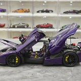 BBR Ferrari 2013 LaFerrari Coupe Viola Hong Kong Italian Flag 1:18 – Modello da collezione in metallo pressofuso