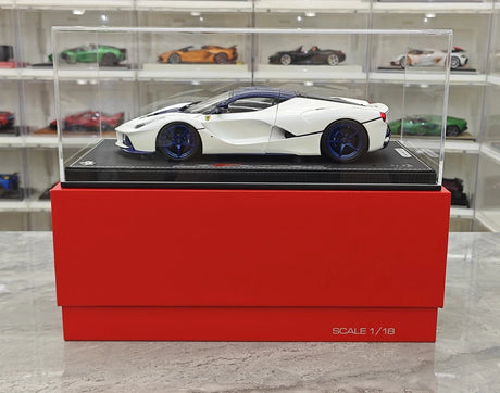[BBR] 1:18 Ferrari 2013 LaFerrari White and Blue Model Car Die-Cast