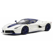 BBR Ferrari 2013 LaFerrari Coupe valkoinen ja sininen 1:18 – keräilytason painevalettu pienoismalli