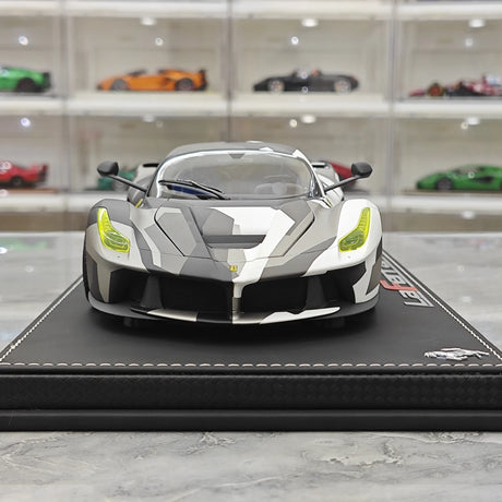 [BBR] 1:18 Ferrari 2013 LaFerrari White Camo Model Car Die-Cast