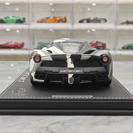 [BBR] 1:18 Ferrari 2013 LaFerrari White Camo Model Car Die-Cast