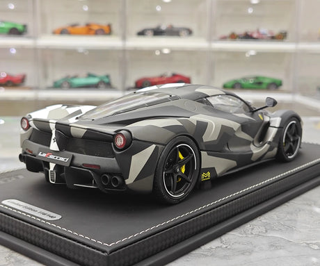 [BBR] 1:18 Ferrari 2013 LaFerrari White Camo Model Car Die-Cast