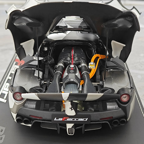 [BBR] 1:18 Ferrari 2013 LaFerrari White Camo Model Car Die-Cast