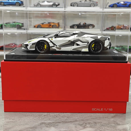 [BBR] 1:18 Ferrari 2013 LaFerrari White Camo Model Car Die-Cast