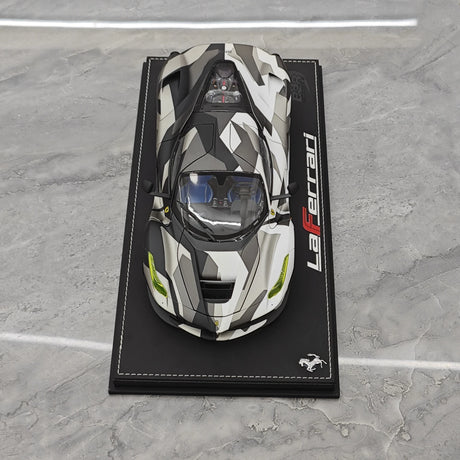 [BBR] 1:18 Ferrari 2013 LaFerrari White Camo Model Car Die-Cast