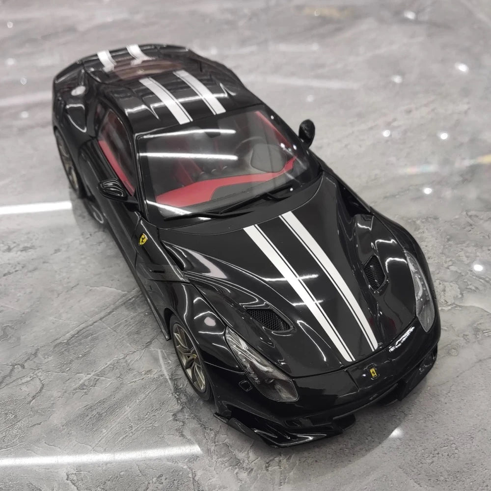[BBR] 1:18 Ferrari 2015 F12 TDF Black Model Car Die-Cast