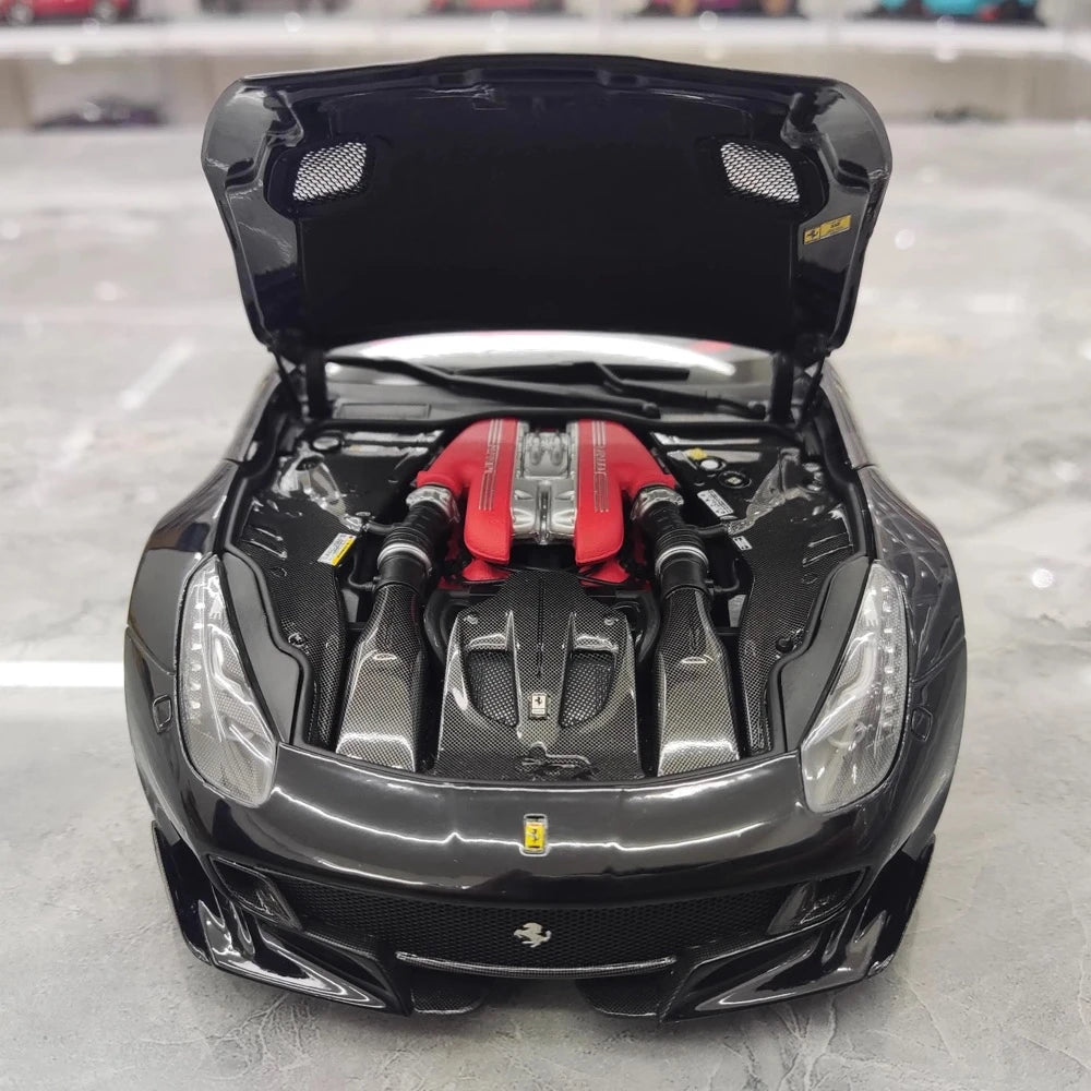 [BBR] 1:18 Ferrari 2015 F12 TDF Black Model Car Die-Cast