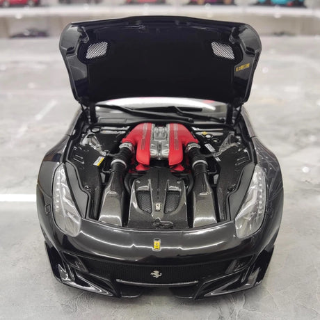 [BBR] 1:18 Ferrari 2015 F12 TDF Black Model Car Die-Cast