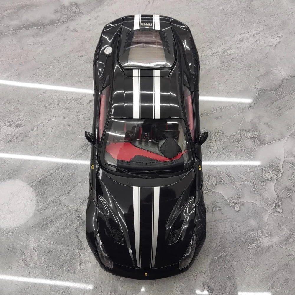 [BBR] 1:18 Ferrari 2015 F12 TDF Black Model Car Die-Cast