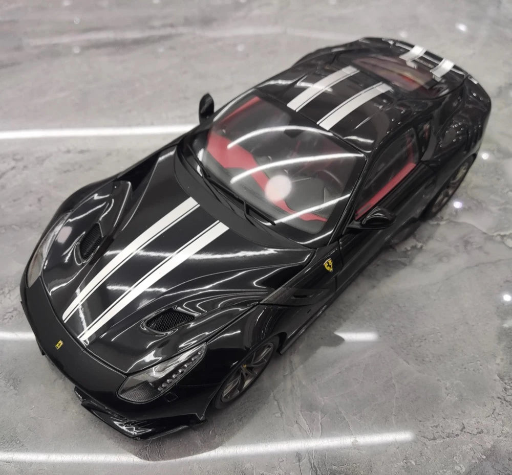 [BBR] 1:18 Ferrari 2015 F12 TDF Black Model Car Die-Cast