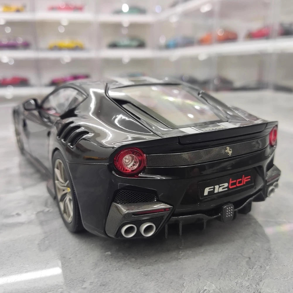 [BBR] 1:18 Ferrari 2015 F12 TDF Black Model Car Die-Cast