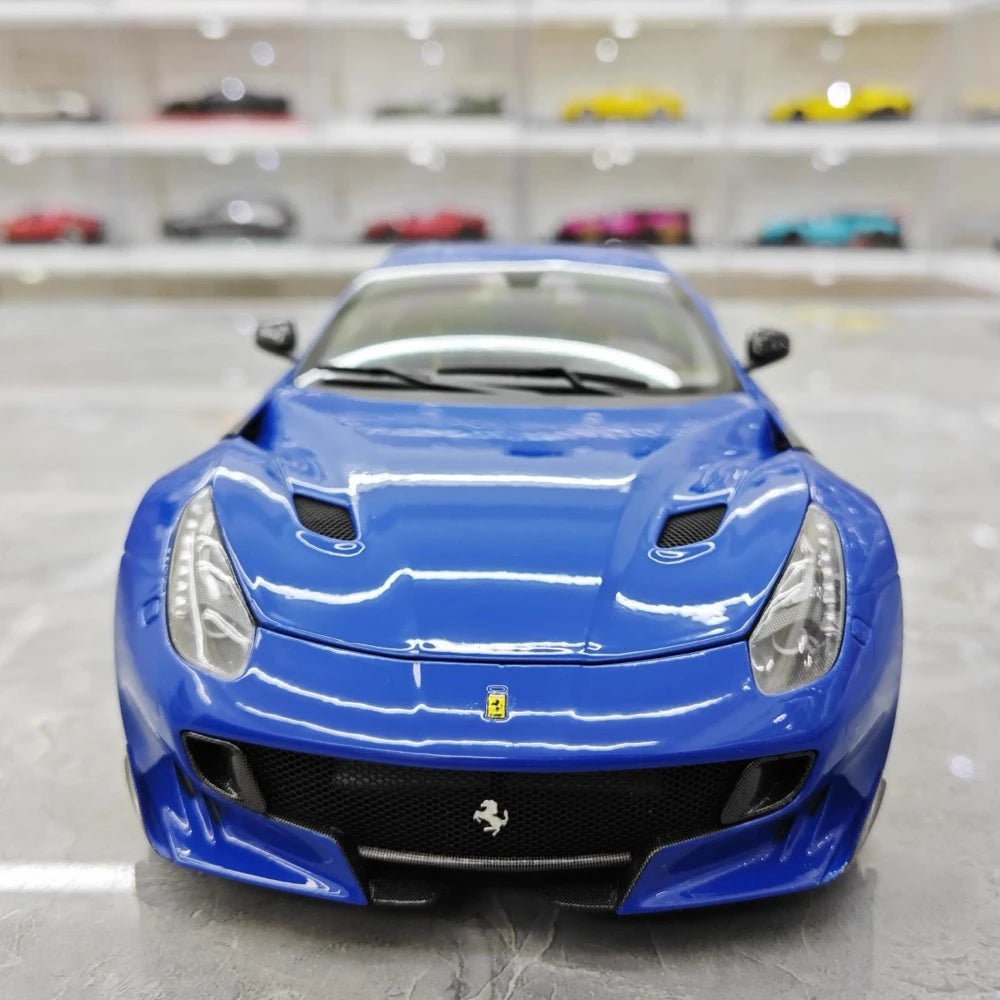 [BBR] 1:18 Ferrari 2015 F12 TDF Blue Model Car Die-Cast