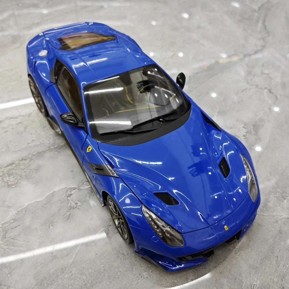 [BBR] 1:18 Ferrari 2015 F12 TDF Blue Model Car Die-Cast