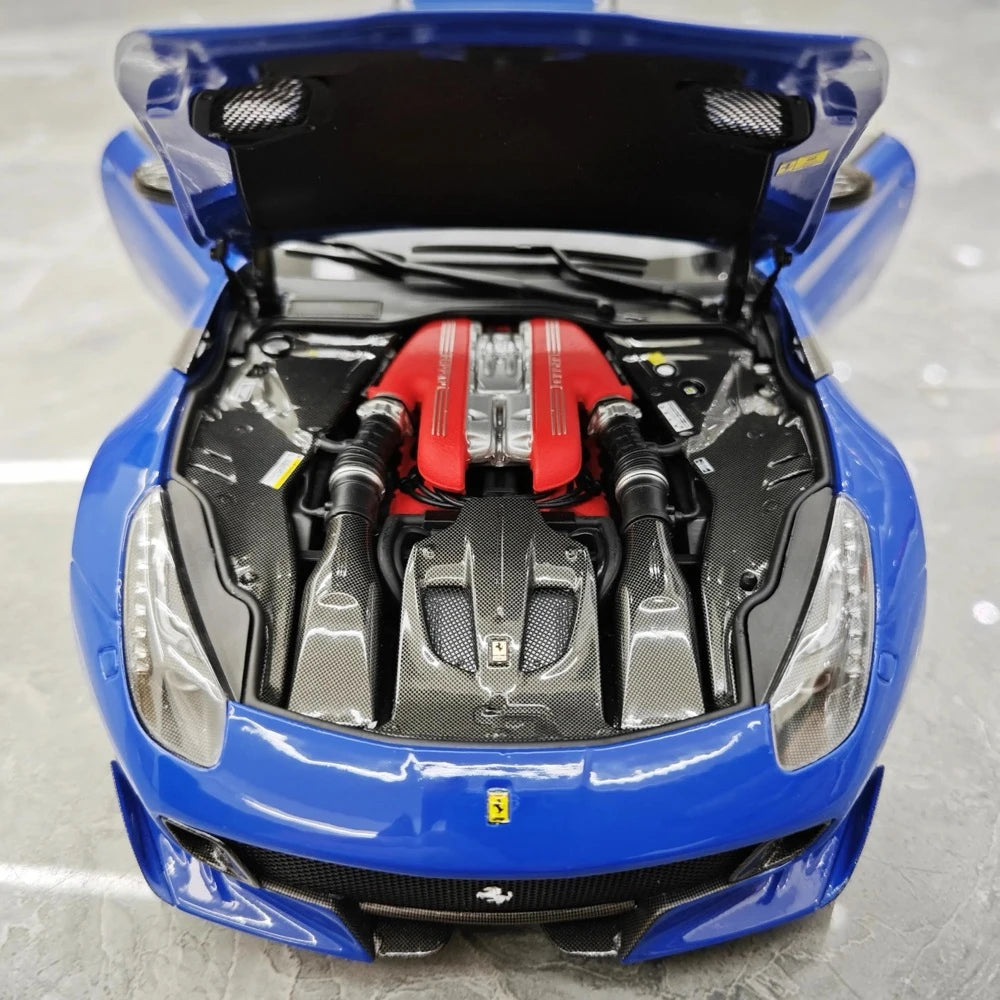 [BBR] 1:18 Ferrari 2015 F12 TDF Blue Model Car Die-Cast