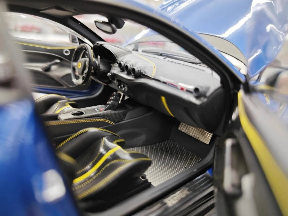 [BBR] 1:18 Ferrari 2015 F12 TDF Blue Model Car Die-Cast