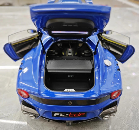 [BBR] 1:18 Ferrari 2015 F12 TDF Blue Model Car Die-Cast