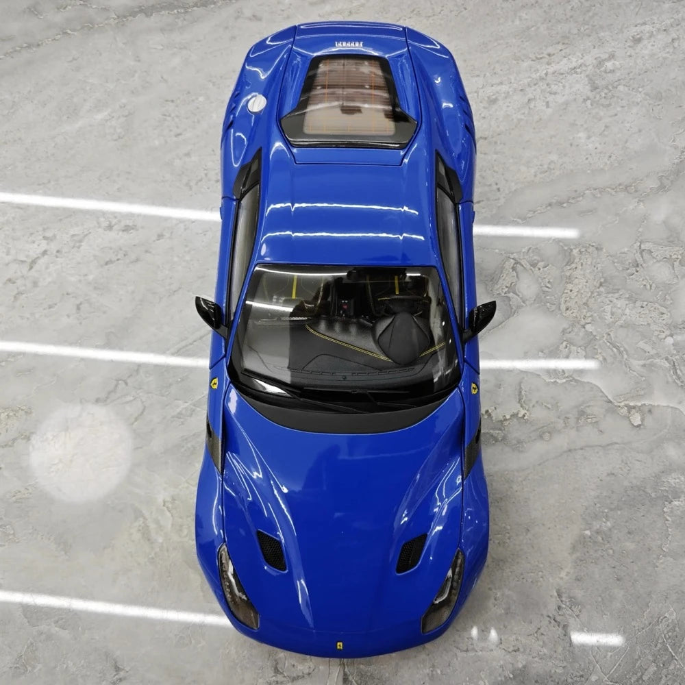 [BBR] 1:18 Ferrari 2015 F12 TDF Blue Model Car Die-Cast