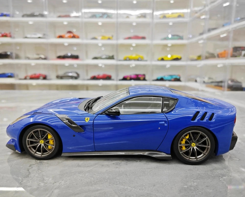 [BBR] 1:18 Ferrari 2015 F12 TDF Blue Model Car Die-Cast