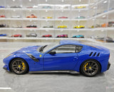[BBR] 1:18 Ferrari 2015 F12 TDF Blue Model Car Die-Cast