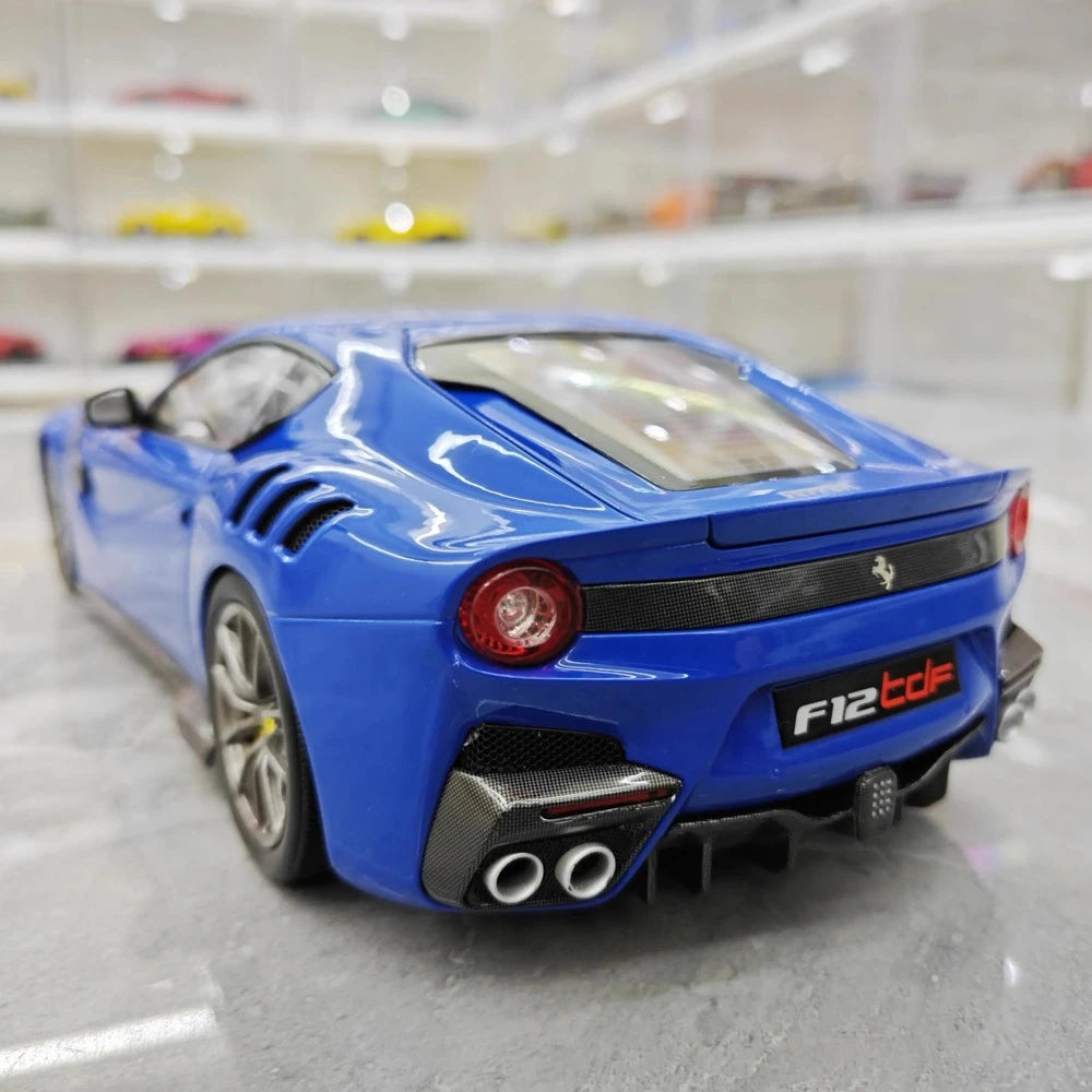 [BBR] 1:18 Ferrari 2015 F12 TDF Blue Model Car Die-Cast