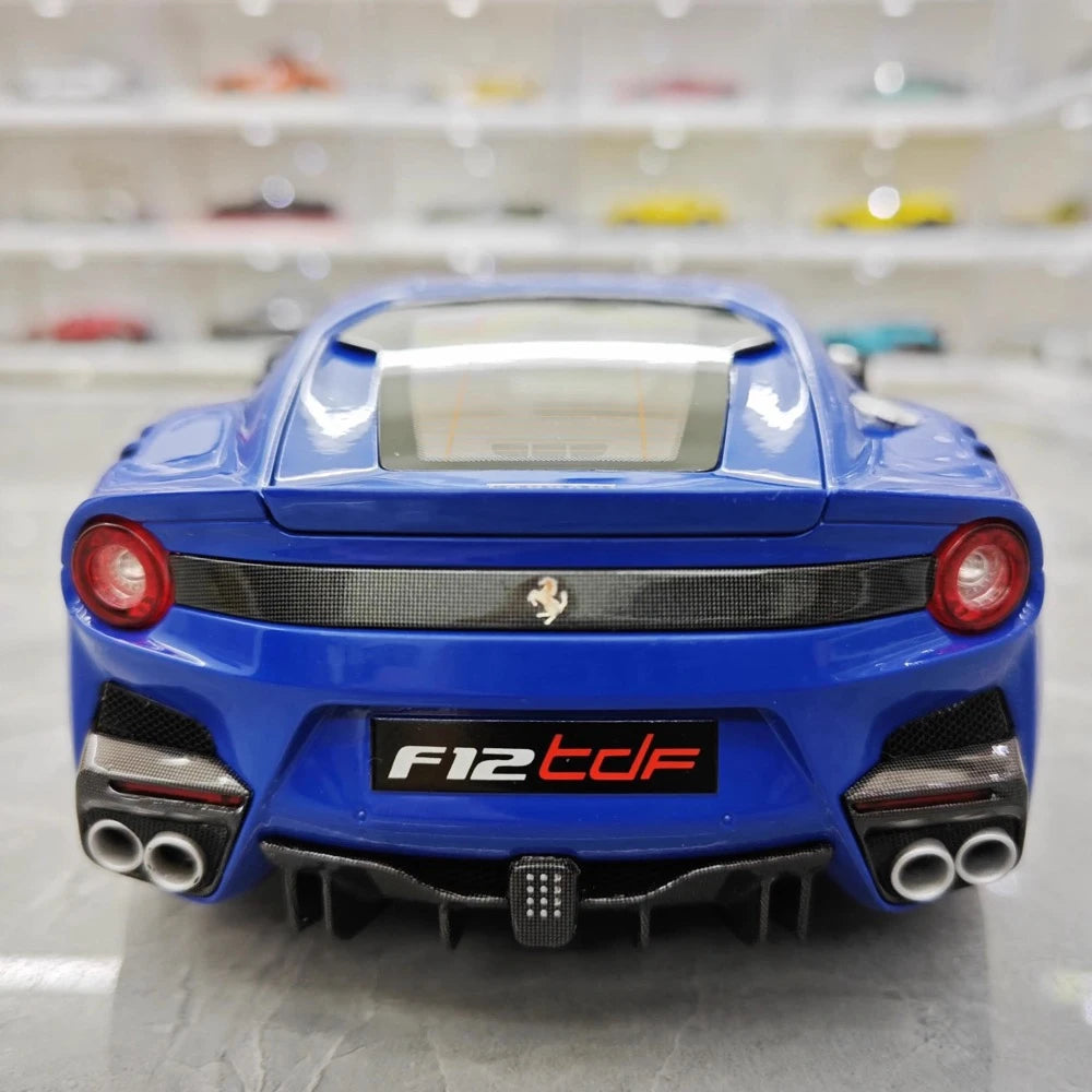 [BBR] 1:18 Ferrari 2015 F12 TDF Blue Model Car Die-Cast
