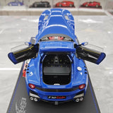 [BBR] 1:18 Ferrari 2015 F12 TDF bleu & jaune Line voiture miniature Die-Cast