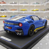 [BBR] 1:18 Ferrari 2015 F12 TDF bleu & jaune Line voiture miniature Die-Cast