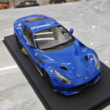 [BBR] 1:18 Ferrari 2015 F12 TDF bleu & jaune Line voiture miniature Die-Cast