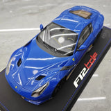 [BBR] 1:18 Ferrari 2015 F12 TDF bleu & jaune Line voiture miniature Die-Cast