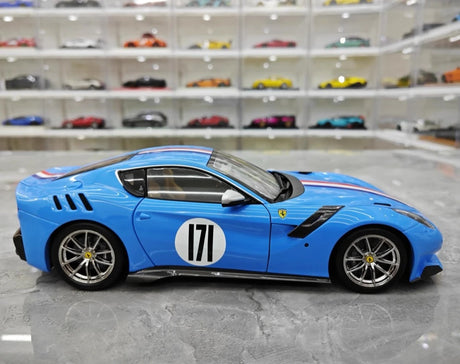 [BBR] 1:18 Ferrari 2015 F12 TDF Cyan Model Car Die-Cast
