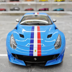 [BBR] 1:18 Ferrari 2015 F12 TDF Cyan Model Car Die-Cast