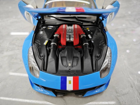 [BBR] 1:18 Ferrari 2015 F12 TDF Cyan Model Car Die-Cast