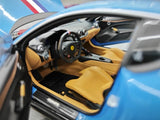 [BBR] 1:18 Ferrari 2015 F12 TDF Cyan voiture miniature Die-Cast