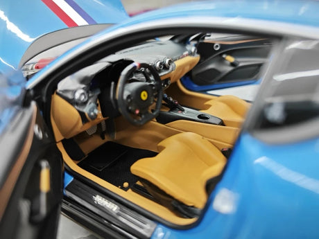 [BBR] 1:18 Ferrari 2015 F12 TDF Cyan Model Car Die-Cast