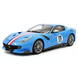 [BBR] 1:18 Ferrari 2015 F12 TDF Cyan voiture miniature Die-Cast