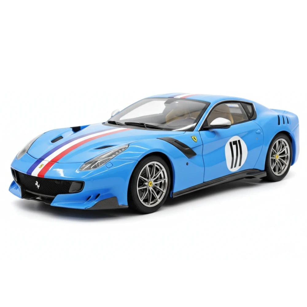 [BBR] 1:18 Ferrari 2015 F12 TDF Cyan Model Car Die-Cast