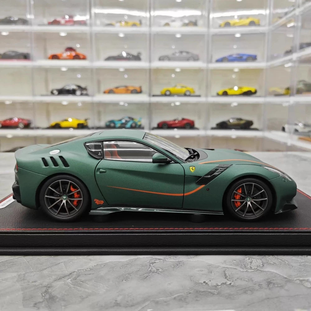 [BBR] 1:18 Ferrari 2015 F12 TDF Matte Green Model Car Die-Cast