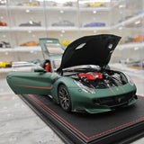 [BBR] 1:18 Ferrari 2015 F12 TDF Matte Green Model Car Die-Cast