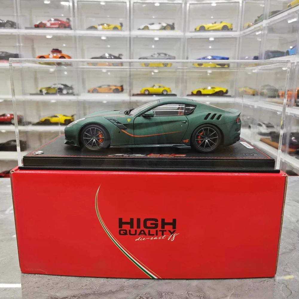 [BBR] 1:18 Ferrari 2015 F12 TDF Matte Green Model Car Die-Cast