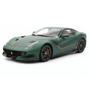 BBR Ferrari 2015 F12 TDF Matte zielony 1:18 – kolekcjonerski model samochodu z metalu odlewanego