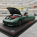 [BBR] 1:18 Ferrari 2015 F12 TDF Matte Green Model Car Die-Cast